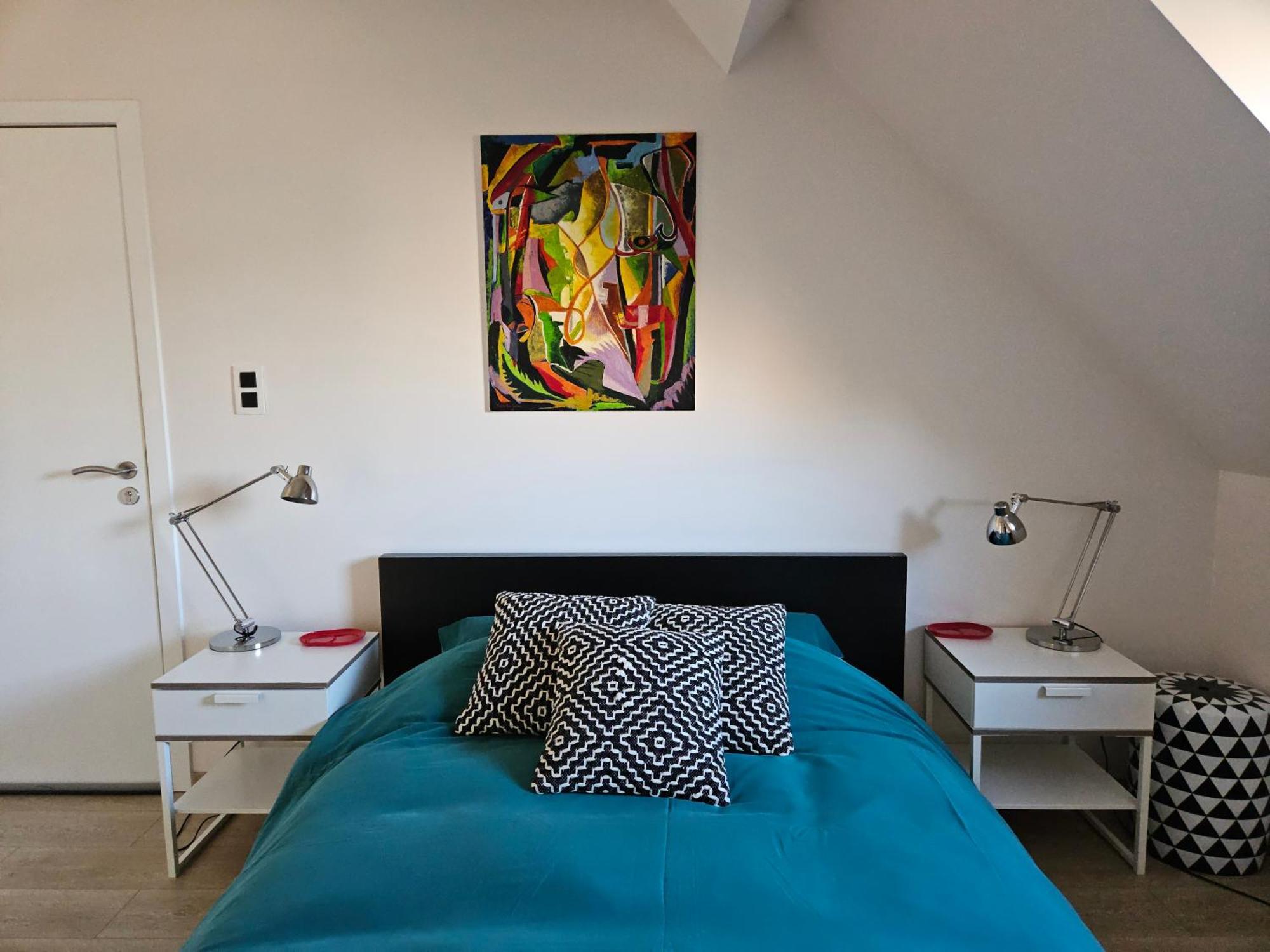 Modern Duplex With Garden Apartment Brussels Ngoại thất bức ảnh